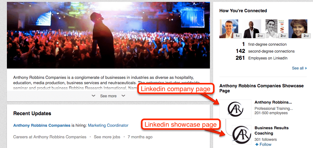 linkedin-showcase-pages